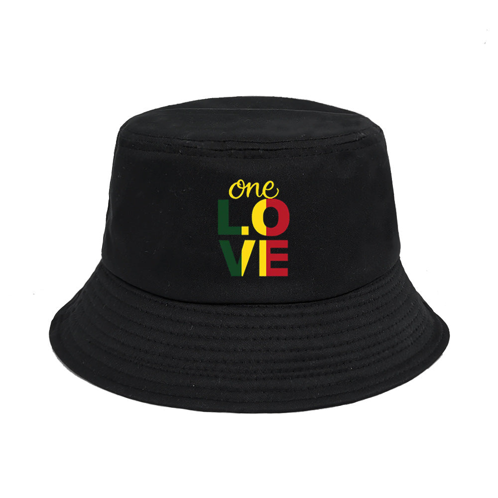 Wholesale One Love Printed Bucket Hat ACC-HT-ShunMa005