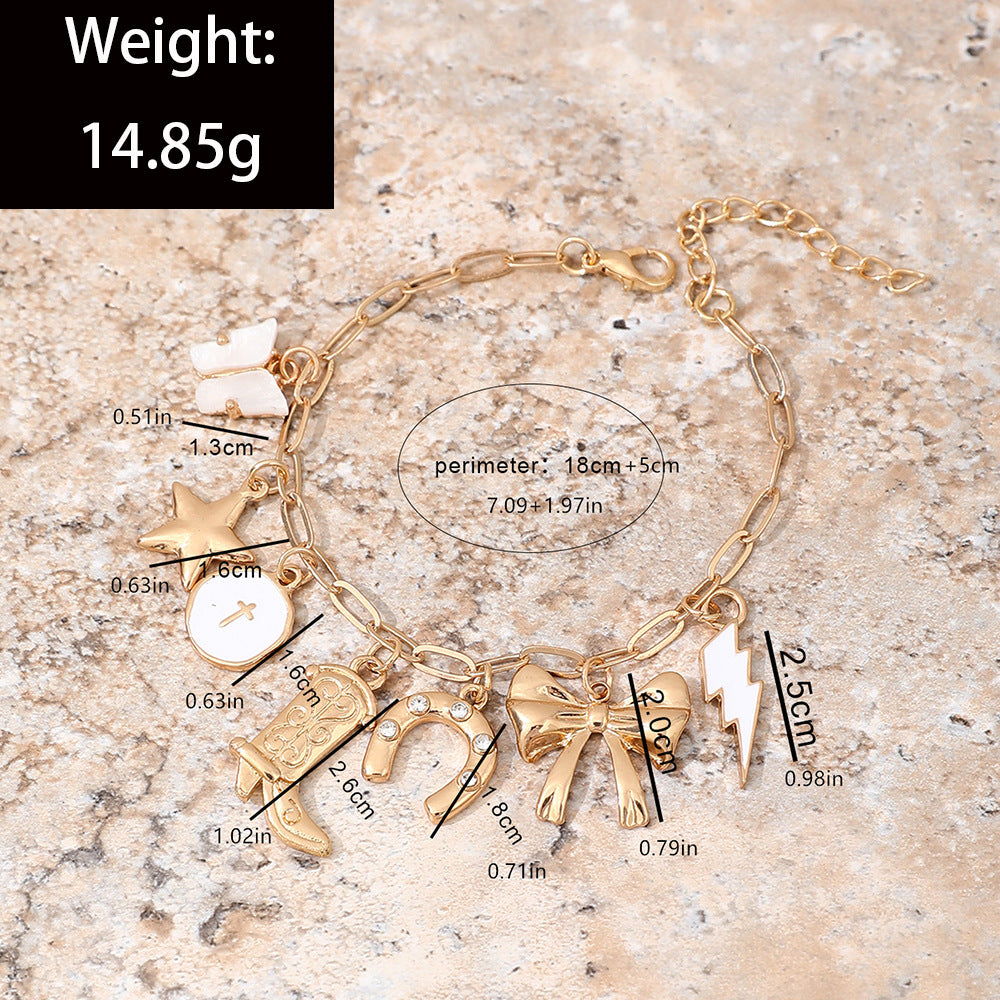 Wholesale Versatile Butterfly Star-Shaped Lightning Bracelet