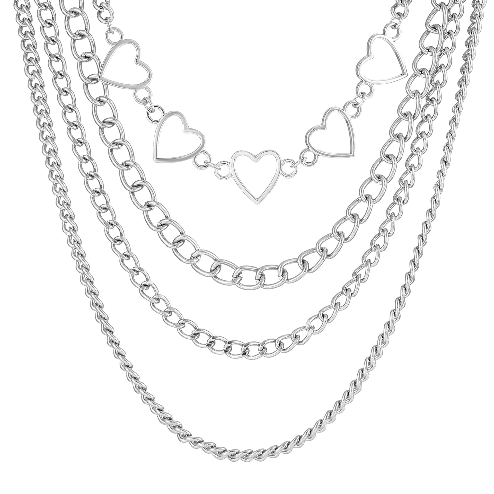 Wholesale Vintage Alloy Pearl Cross Pendant Multi-layered Sweater Necklace Long Necklace ACC-NE-MY005