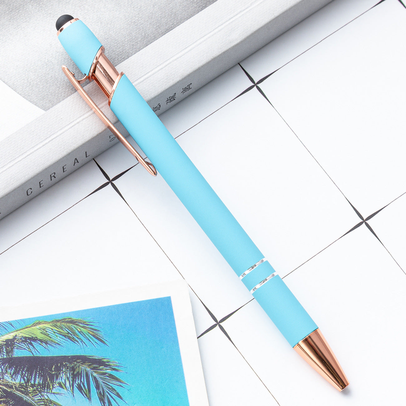 Wholesale Aluminum Rod Push Metal Medium Oil Pen Ballpoint Pens ACC-PN-HuaH049