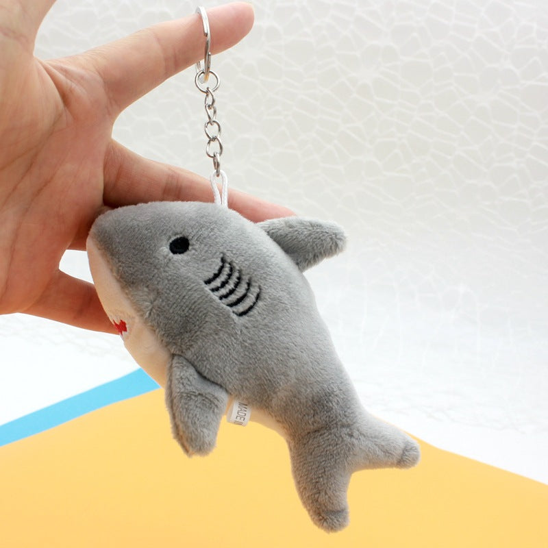 Wholesale Cartoon Shark Sea Animal Plush Toy Doll Keychain