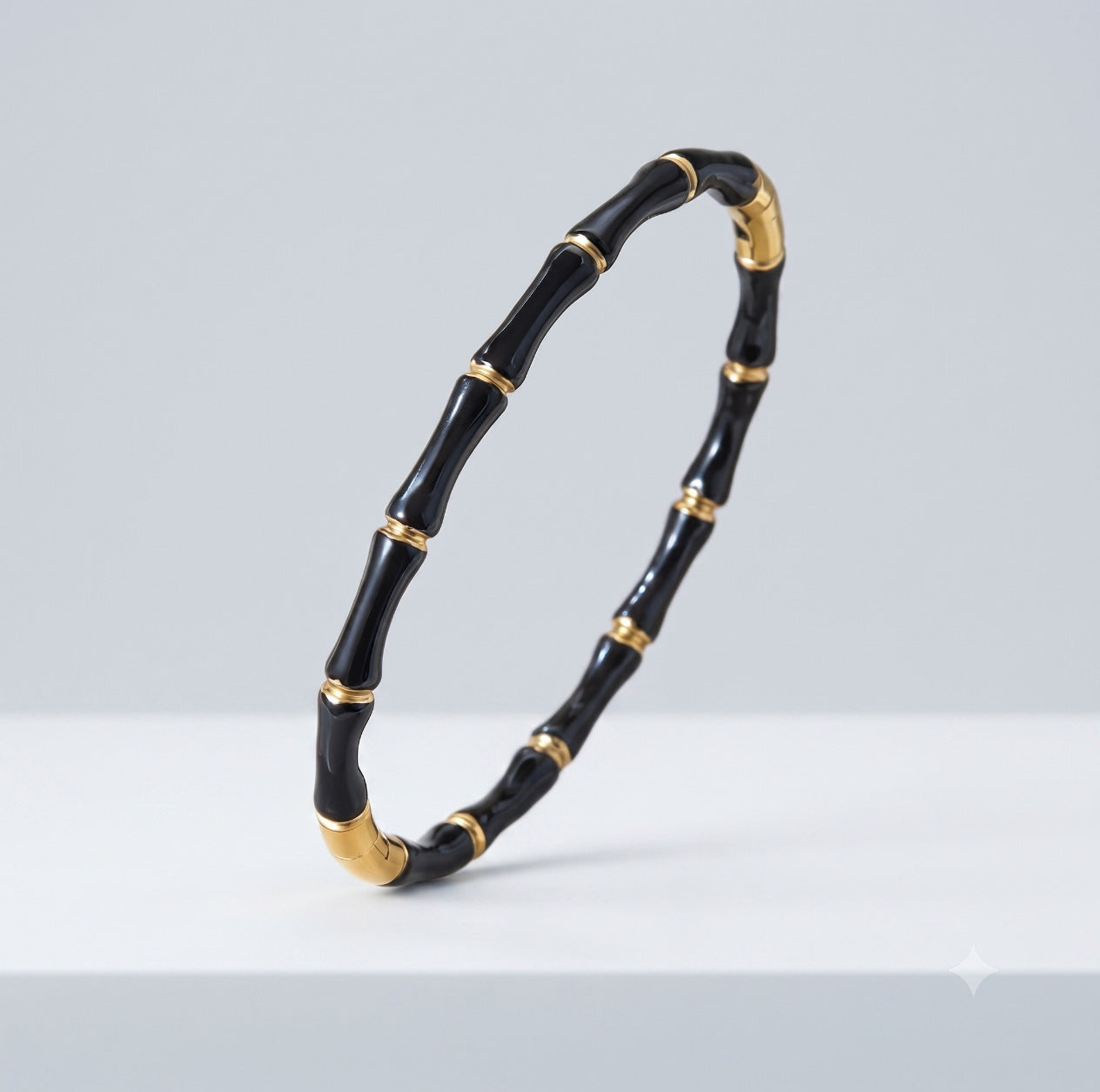 Wholesale Colorful Bamboo Stainless Steel Bracelet Enamel Coated Fashion Jewelry Accessory Trendy Gift For Women And Resale