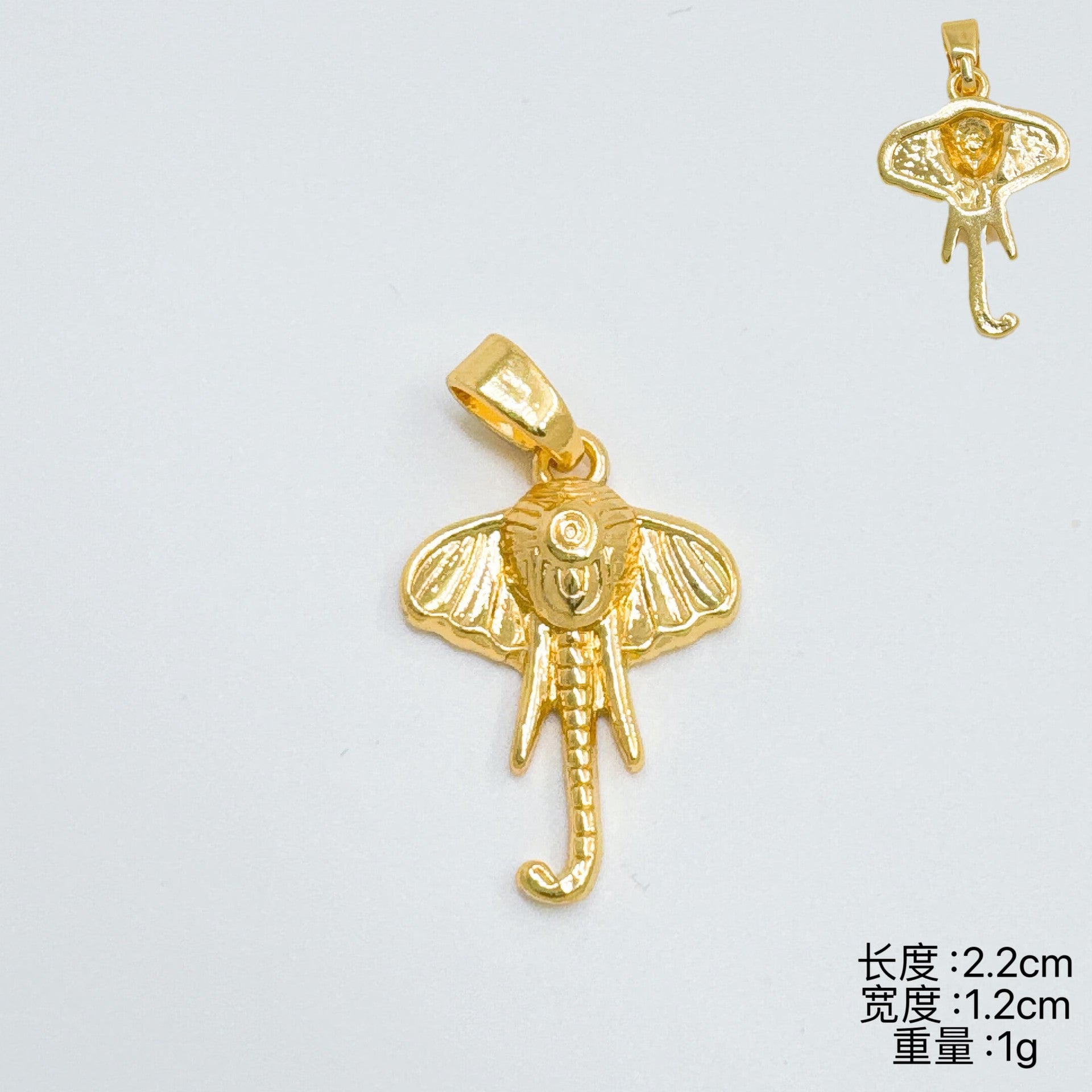 Wholesale Copper Gold-Plated Pendant Necklace Elephant Cat Dinosaur Animal Design for Women