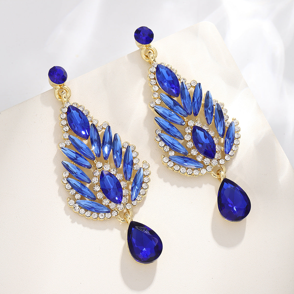 Wholesale Rhinestone Earrings Long Crystal Earrings Luxury Earrings ACC-ES-YiN003