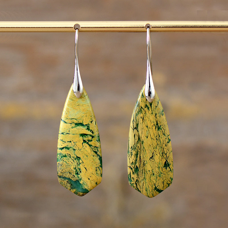 Wholesale Bohemian Imperial Stone Natural Stone Earrings ACC-ES-LZ007