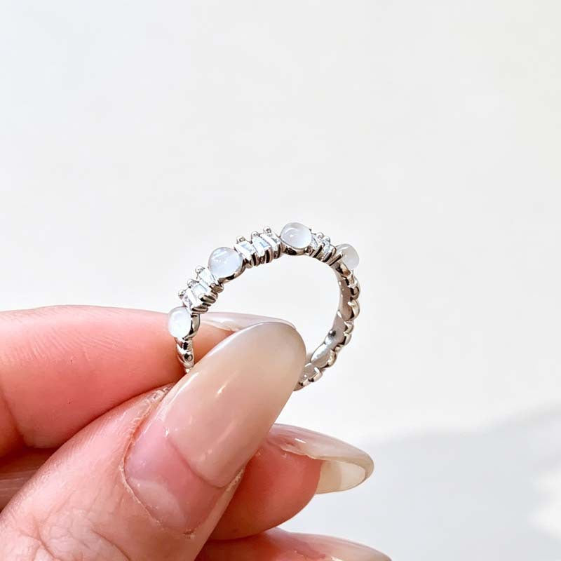 Wholesale Stylish Tulip Flower Open Ring Adjustable Zinc Alloy Ring For Women Fashion Jewelry Gift Boutique Accessory