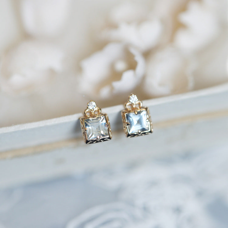 Wholesale 925 Sterling Silver Necklace Women's All-match  Sugar Topaz Pendant Necklaces