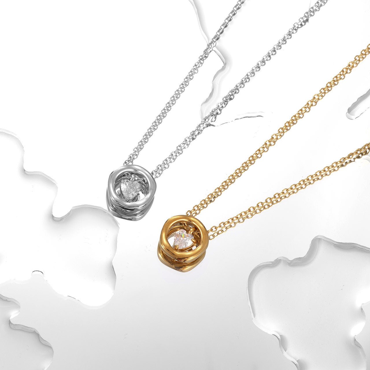 Wholesale Stylish  Minimalist  Versatile Titanium Steel  choker necklace