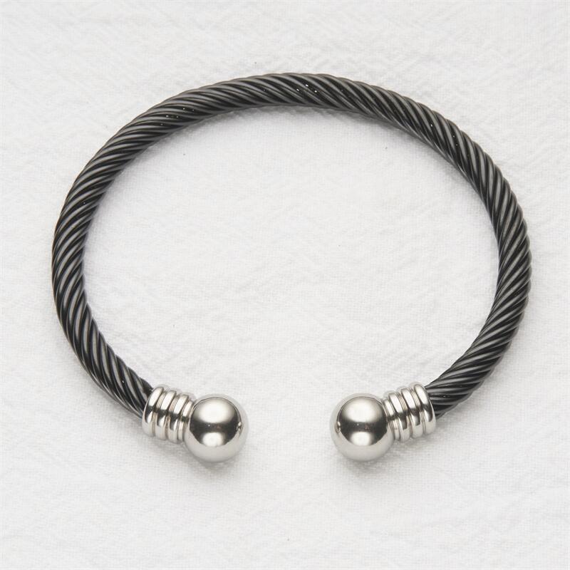 Wholesale  Stainless Steel Wire Rope Bracelet