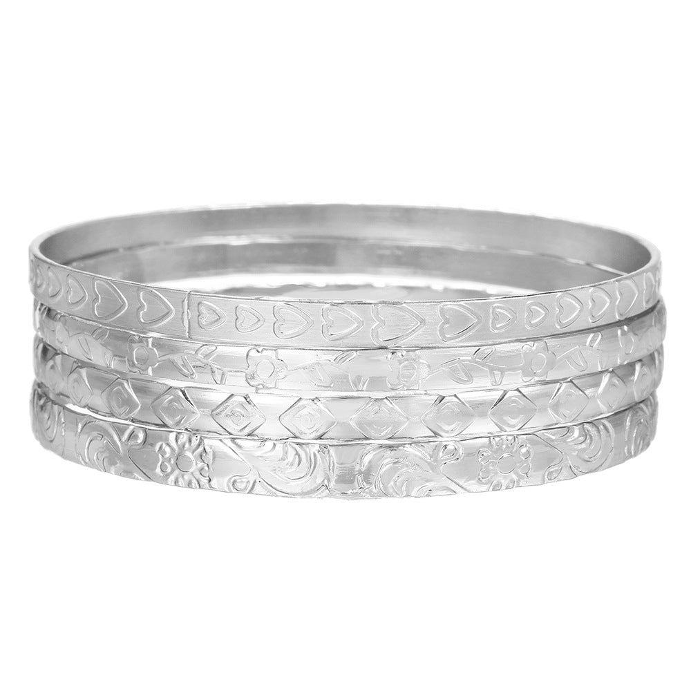 Wholesale Set of 12 Bracelets Set Cross-Border Jewelry Bohemian Style Multi-Layer Alloy Bracelets