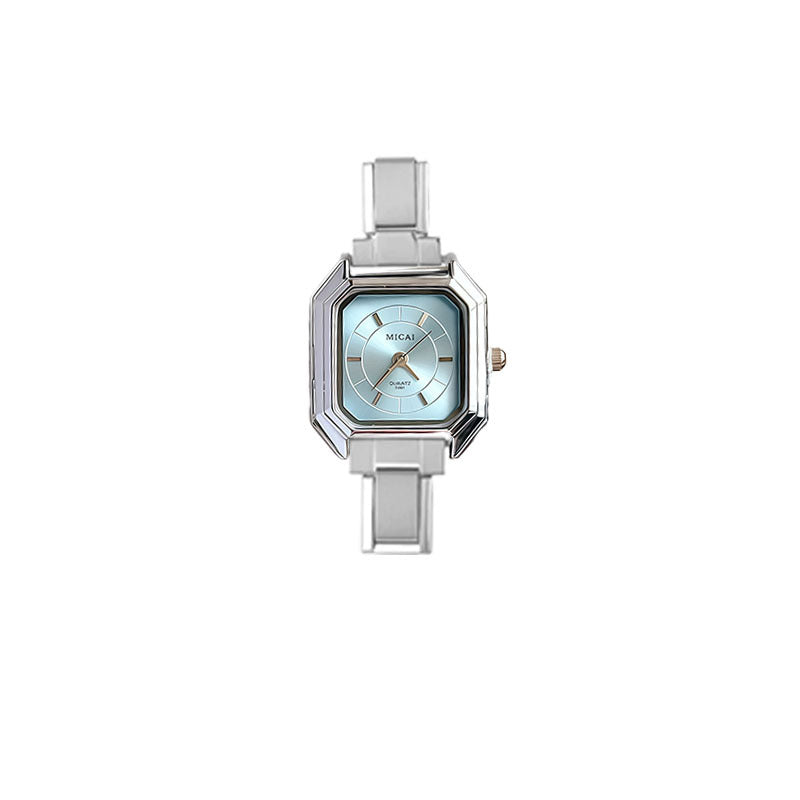 Wholesale Wine Red Square Modular DIY Quartz Watch for Women Fashion Accessory Gift