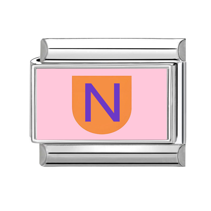 Wholesale 9mm Italian Charm Starter Bracelets DIY Number and Letter Stainless Steel Composable Bracelet