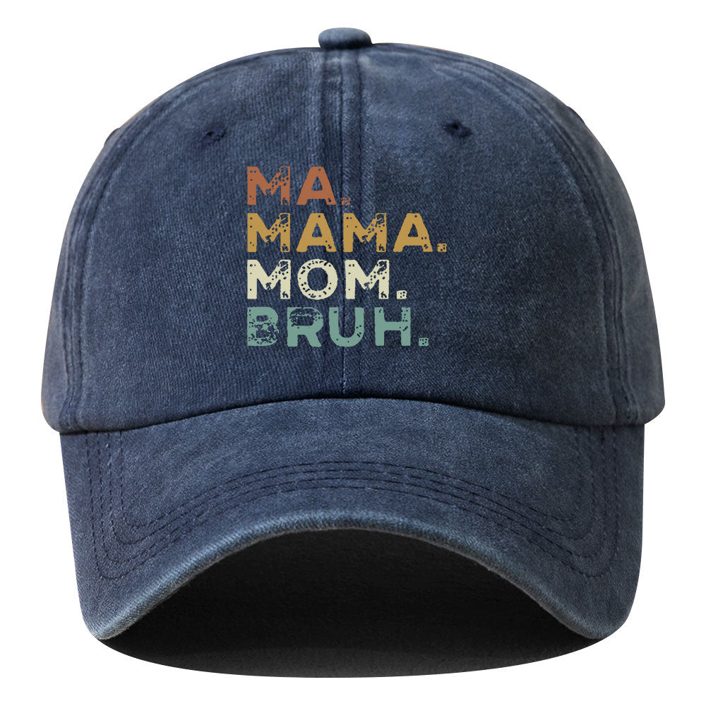 Wholesale Printed Letter Distressed Washed Cotton Retro Soft Top Baseball Cap Hat ACC-HT-BenDe004