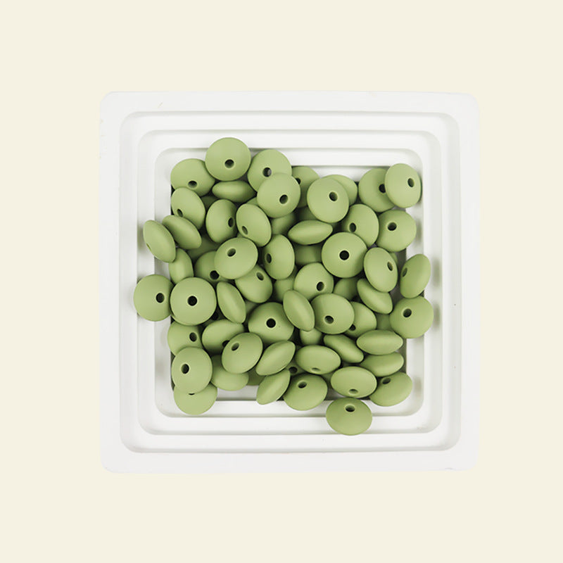 Wholesale 100pcs Abacus Beads 12mm Silicone Flat Beads DIY for Beadable ACC-BDS-JIaHao002