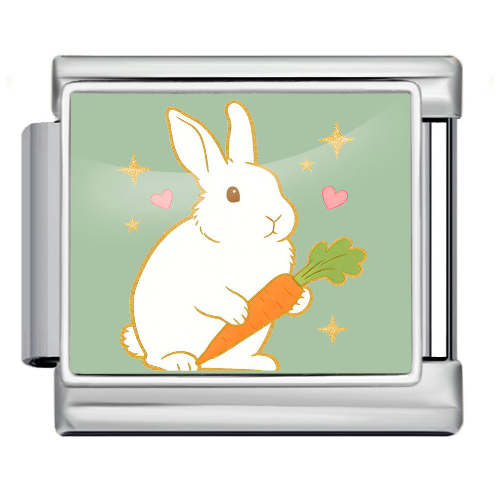 Wholesale Easter Bunny Modular Bracelet Stainless Steel DIY Detachable - Everyday Wear Jewelry Accessory