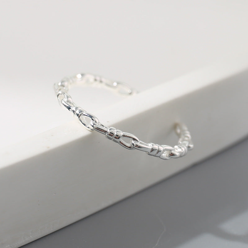 Wholesale s925 sterling silver plain ring