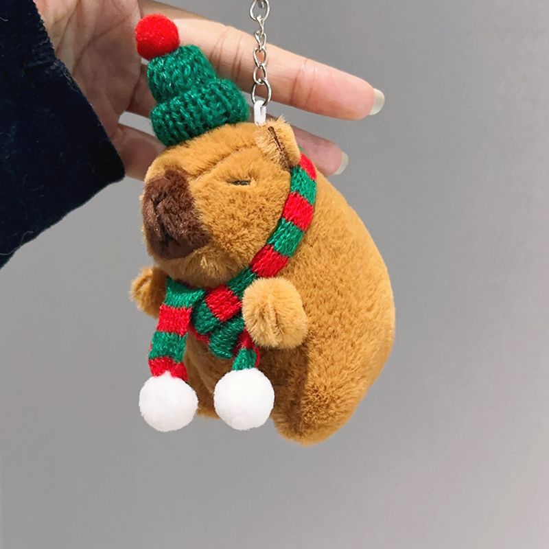 Wholesale Creative Kapibala Capybara Plush Cute Doll Keychain