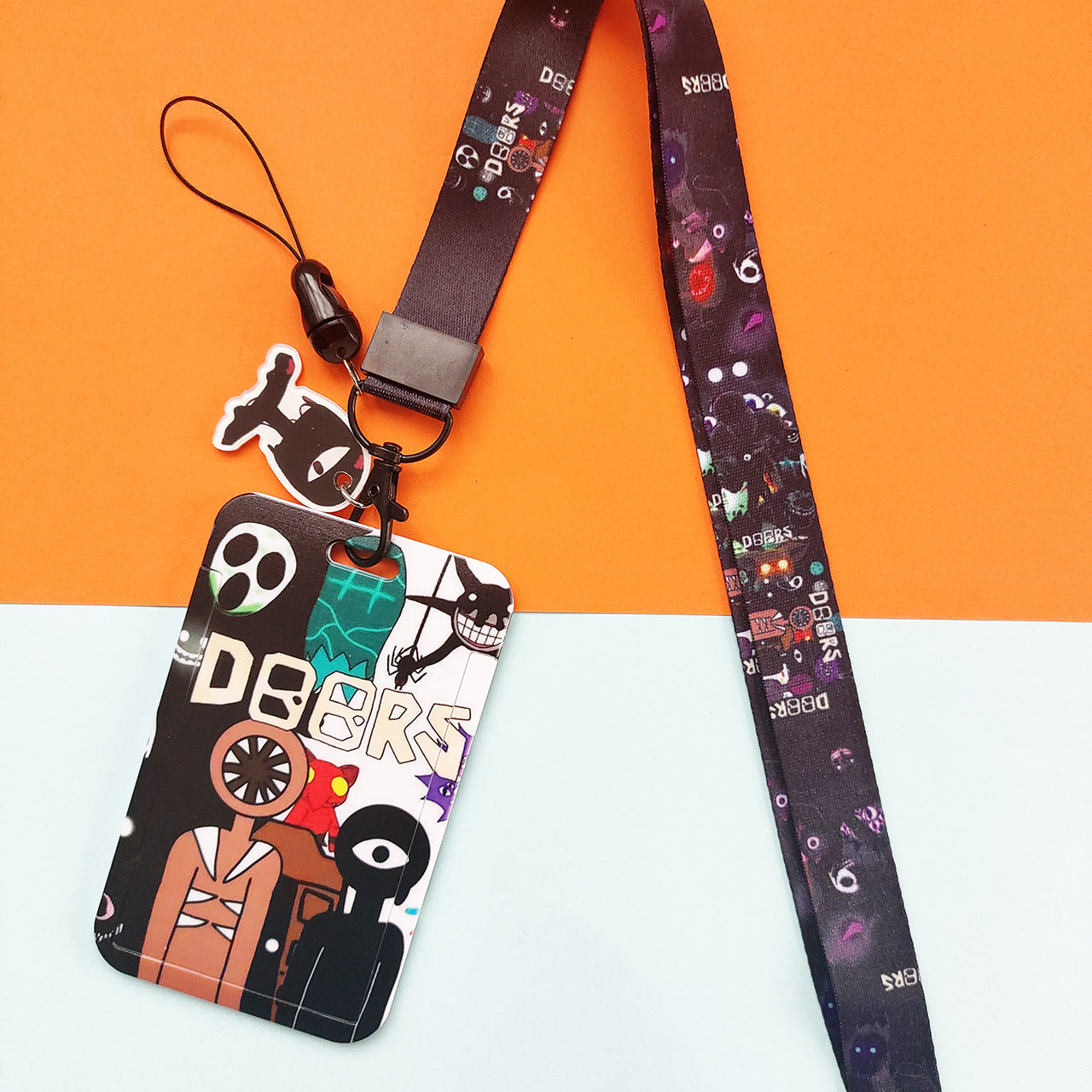 Wholesale 2pcs Cartoon Letter Lanyard Keychain ACC-KC-AShi001