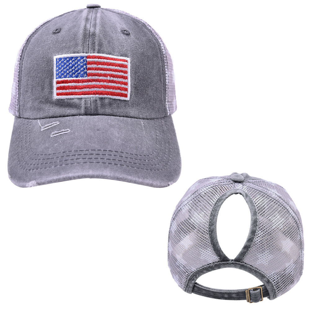 Wholesale American Independence Day USA Baseball Cap Flag Five-Pointed Star Hat ACC-HT-BaiZuzu002