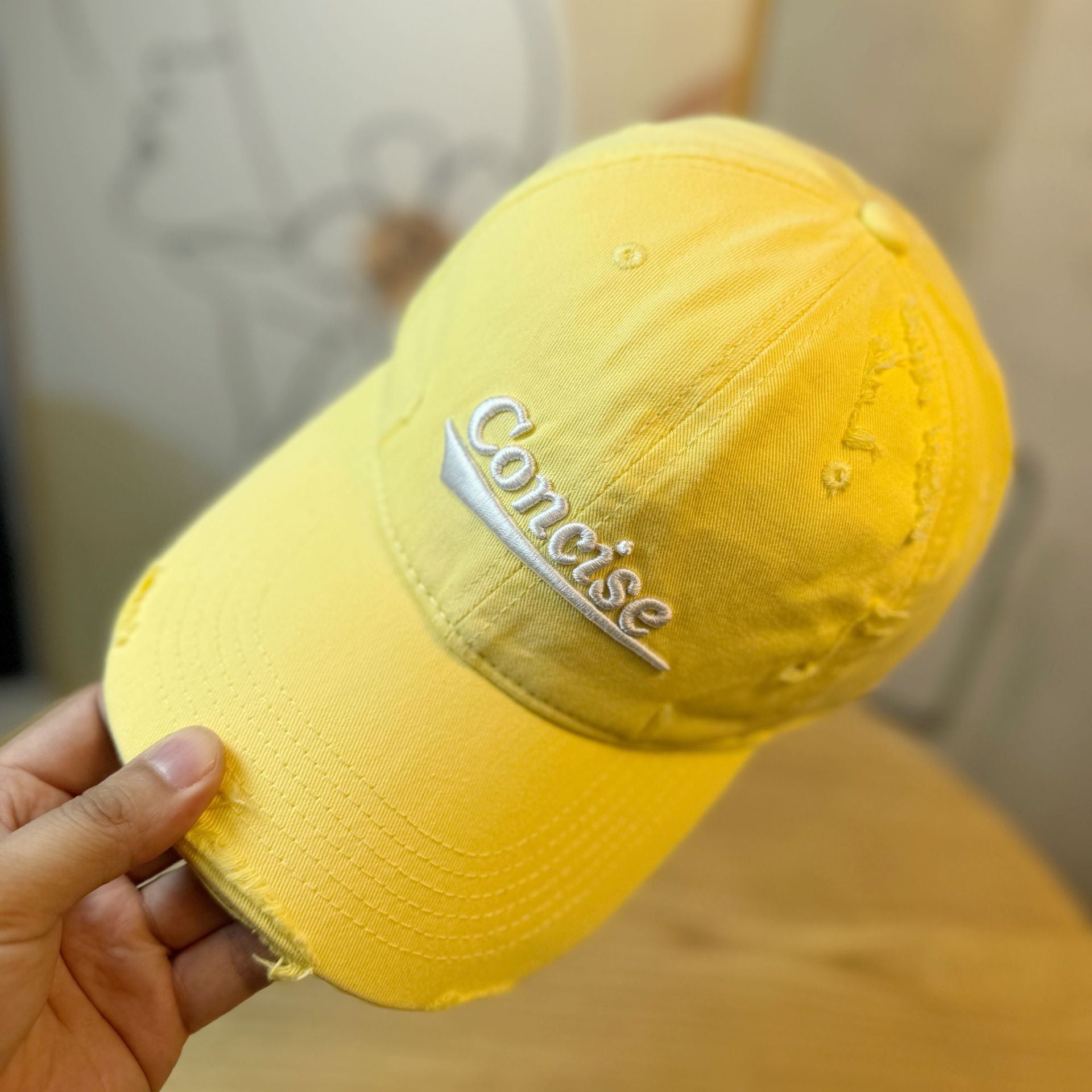 Wholesale  Letter Baseball Cap  Small Soft Top Cap