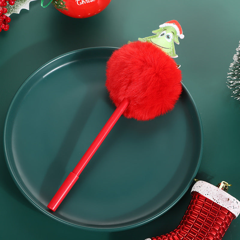 Wholesale Christmas style cartoon doll ballpoint pen