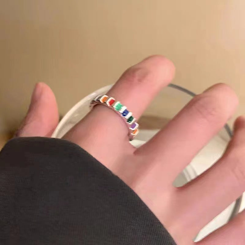 Wholesale  pink cute monster ring