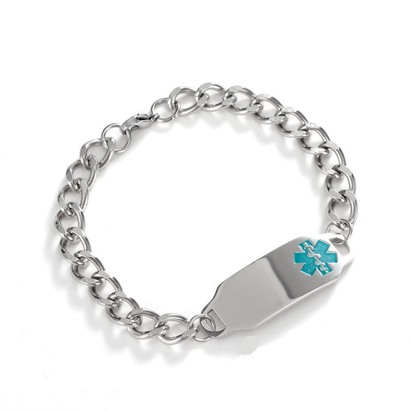 Wholesale stainless steel Medica id  bracelet