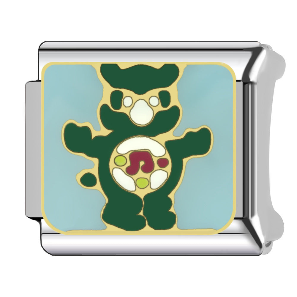 Wholesale  Italian Charm Bracelet 9mm DIY Splicing  Creative Stainless Steel Composable Bracelet