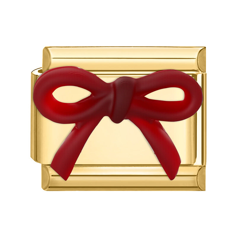 Wholesale  9mm Italian Charm Starter Bracelets DIY square Single Section Creative Stainless Steel Composable Bracelet