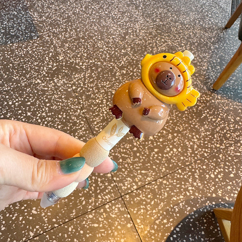 Carton de gros dessin mignon stylo à billes de poupée