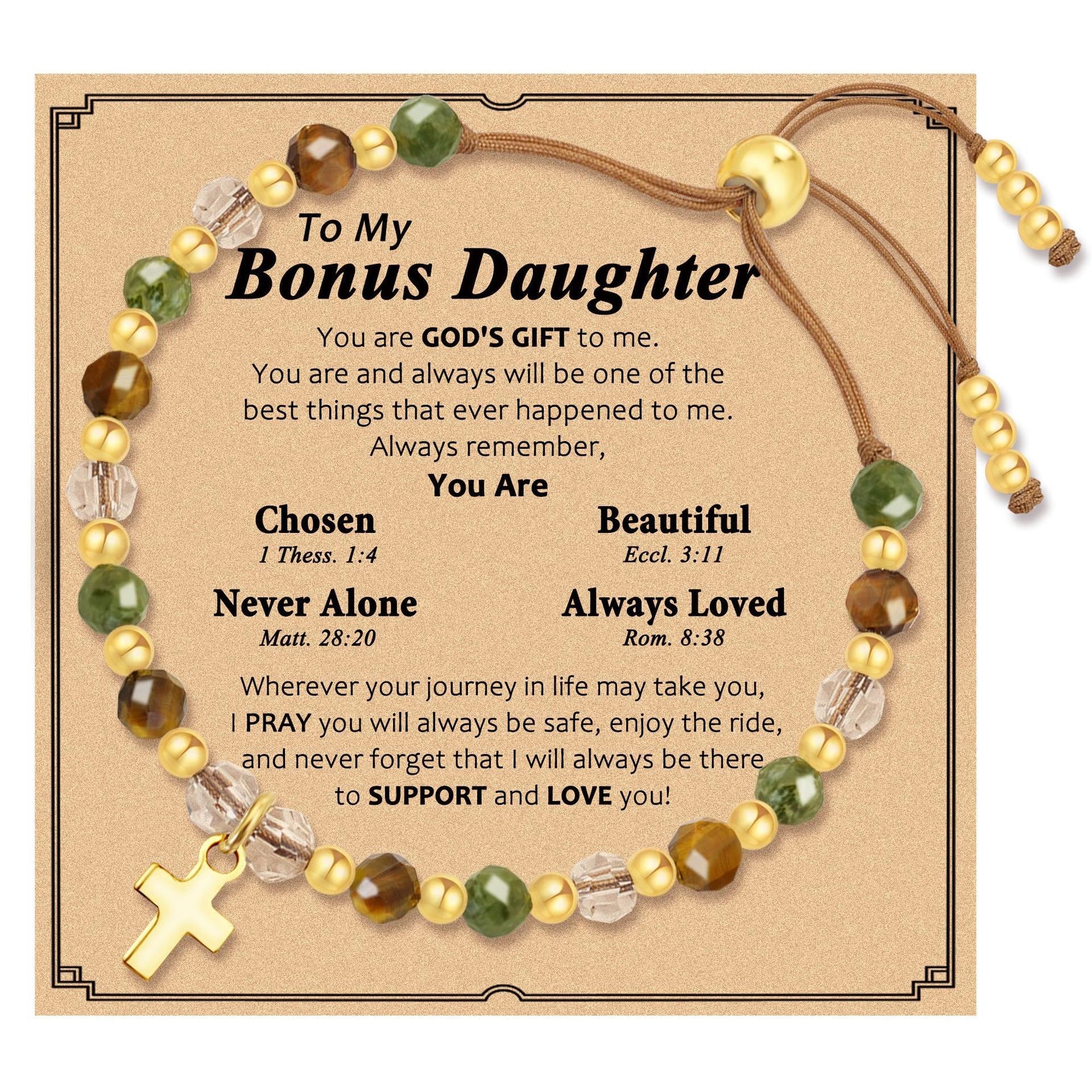 Wholesale 4mm Faceted Natural Stone Gold Cross Pendant Pull Buckle Adjustable Bracelet