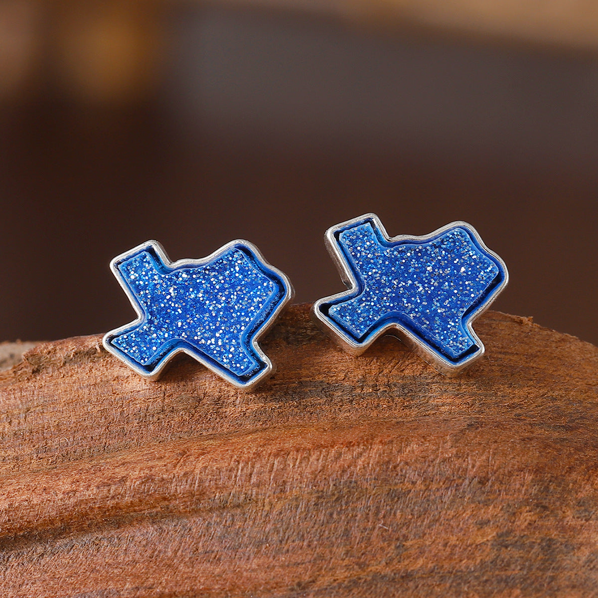 Wholesale  geometric irregular color earrings