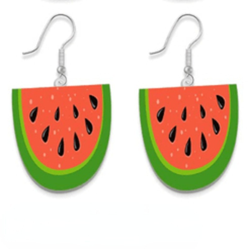 Wholesale Summer Tropical Fruit Acrylic Earrings — Refreshing Style for Hawaiian Luau &  Hula Parties