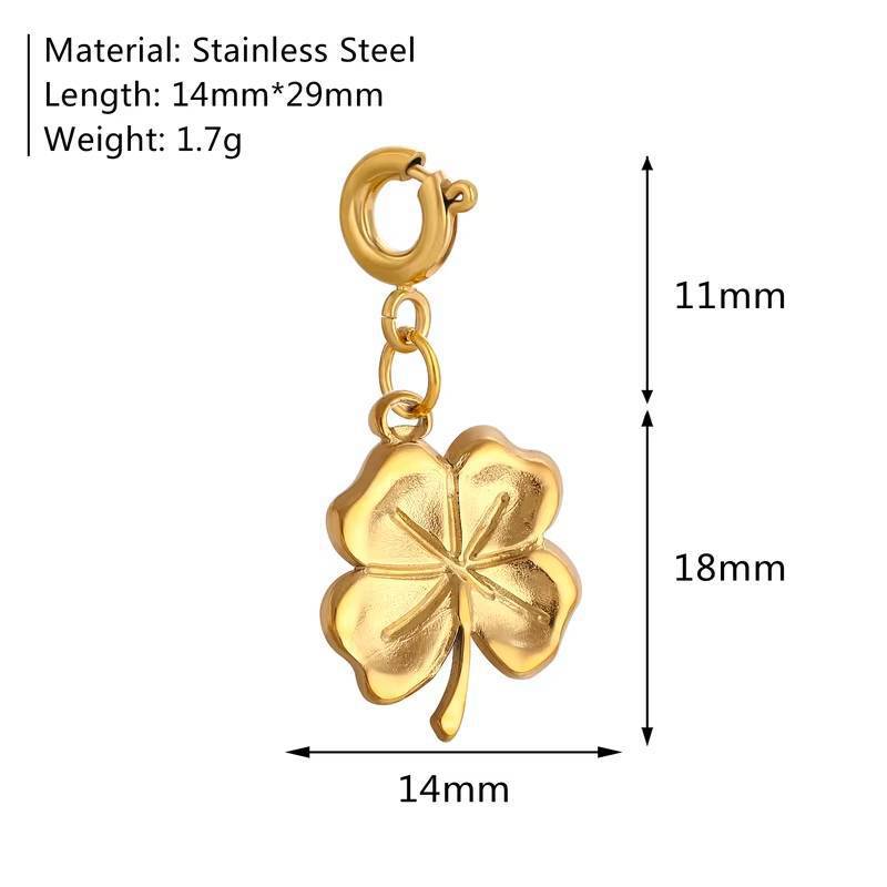Wholesale Stainless steel marine insect and flower pendant