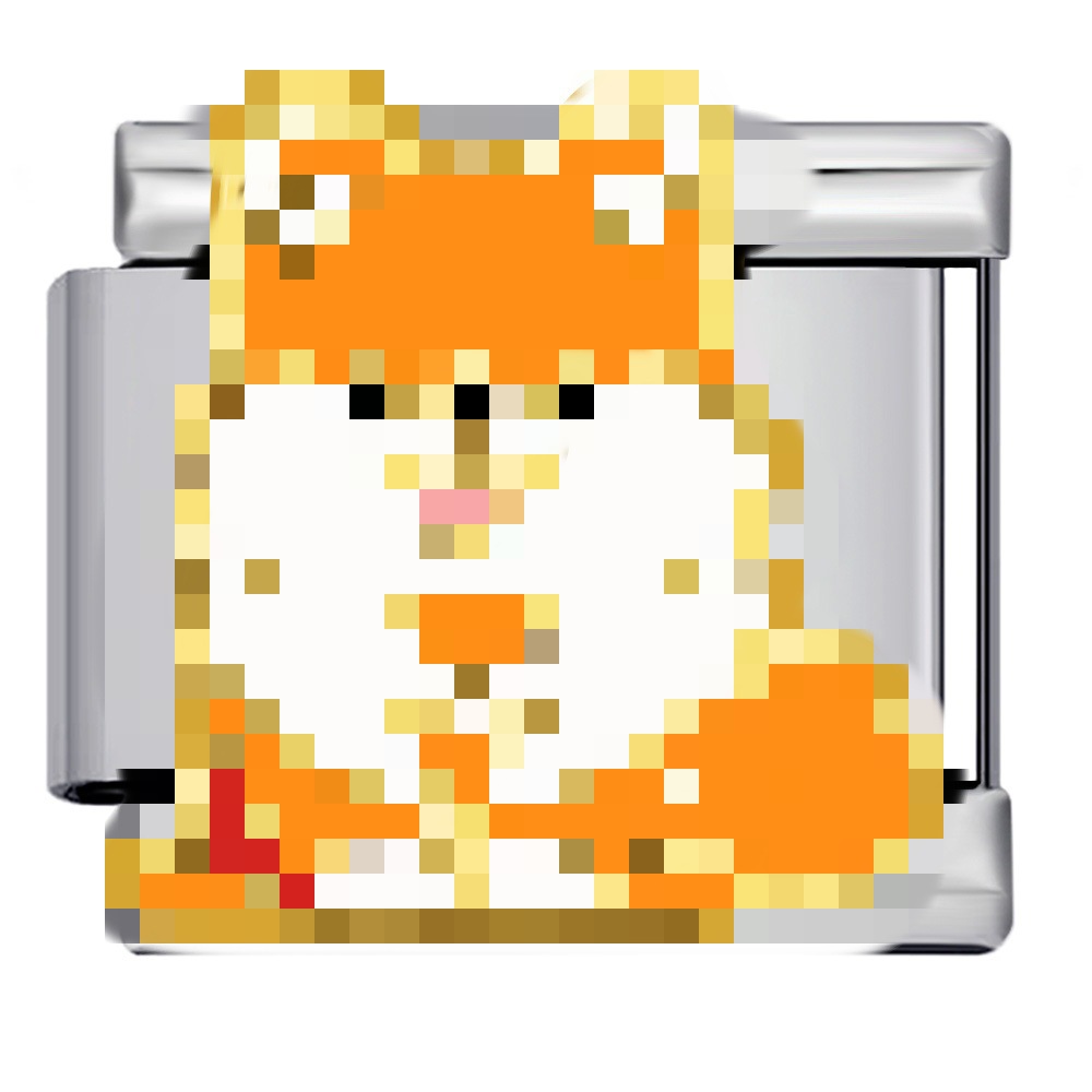 Wholesale  Italian Charm Bracelet 9mm DIY gold and silver pet dog series  Creative Stainless Steel Composable Bracelet