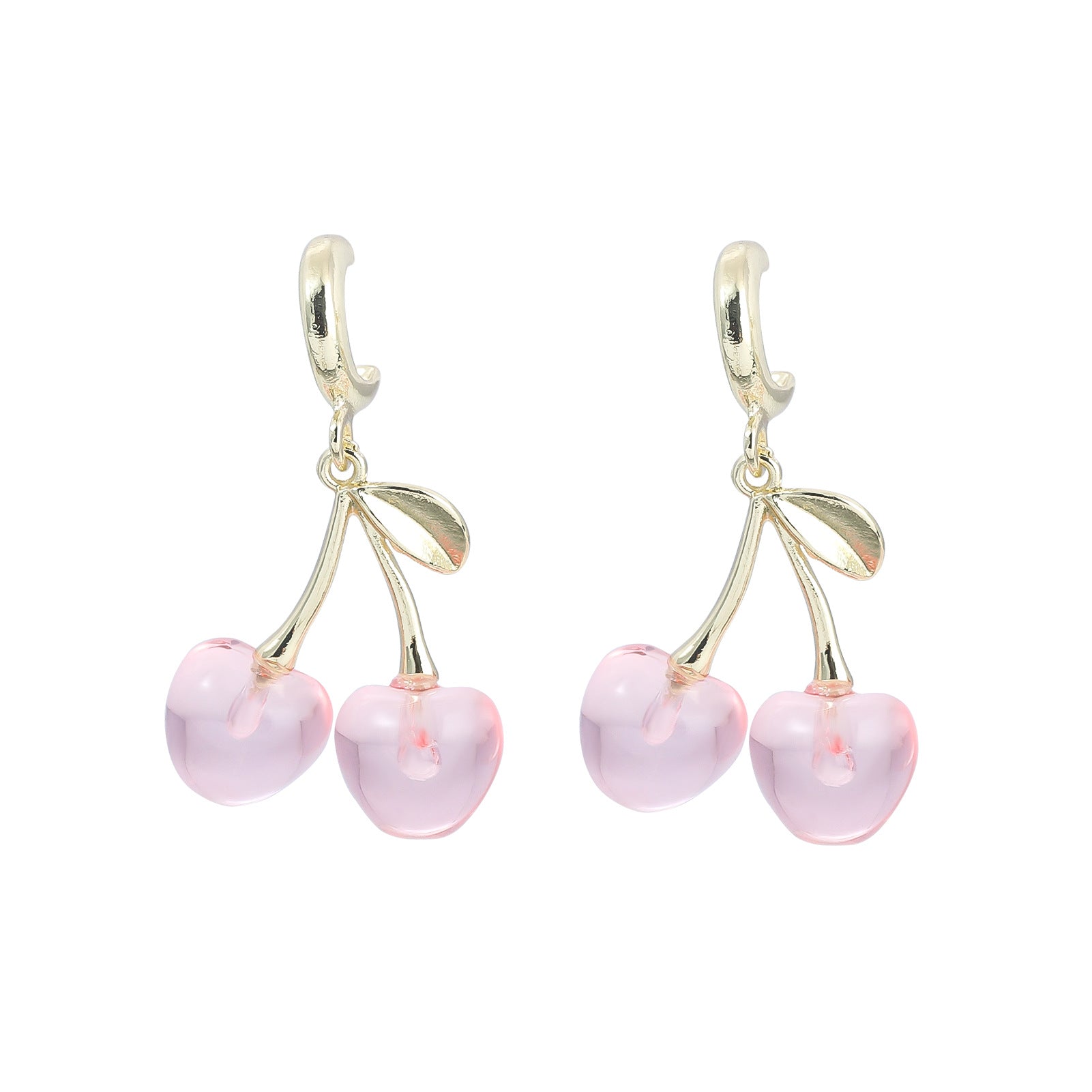 Wholesale Red Cherry Niche Design Light Luxury Earrings