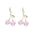 Wholesale Red Cherry Niche Design Light Luxury Earrings