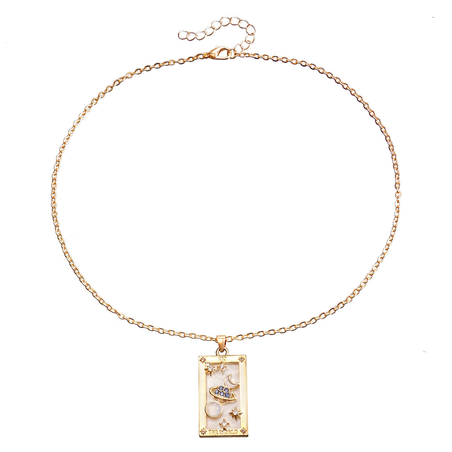 Wholesale Alloy Layering Chain Pendant Necklace Fashion Jewelry Accessory