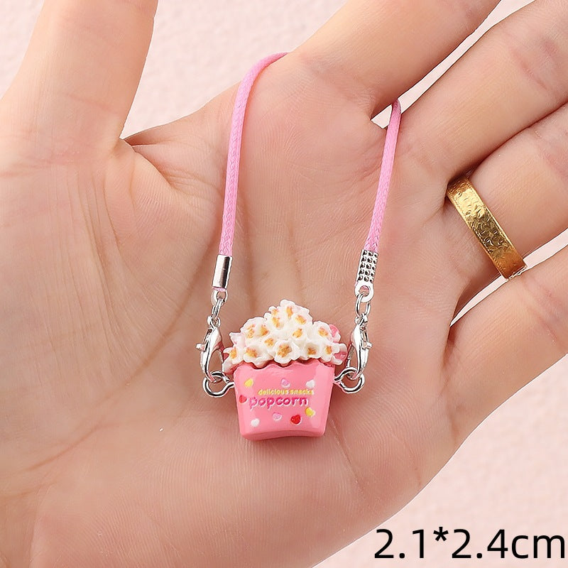 Wholesale Cute cartoon mini popcorn doll accessories