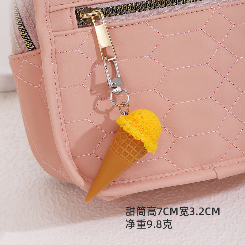Wholesale Creative ice cream keychains