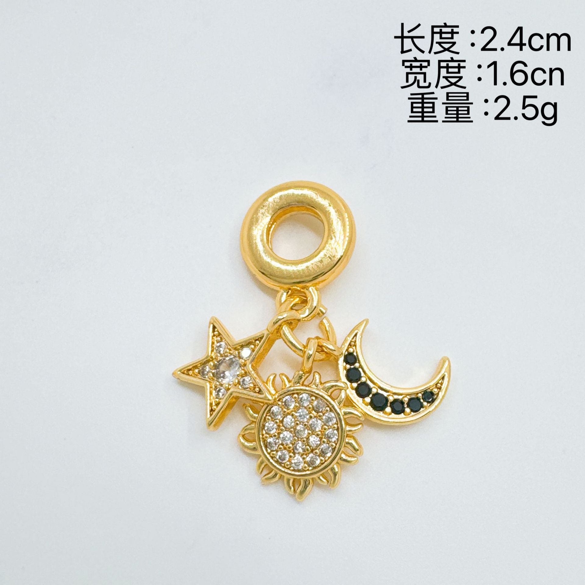 Wholesale Gold Plated Copper Ocean Series Charm Pendant Necklace Women Trendy Fashion Accessory