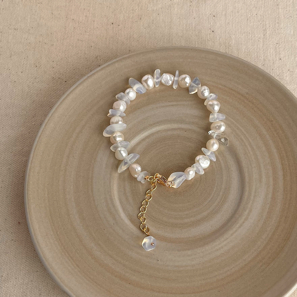 Wholesale Baroque natural pearl bracelet