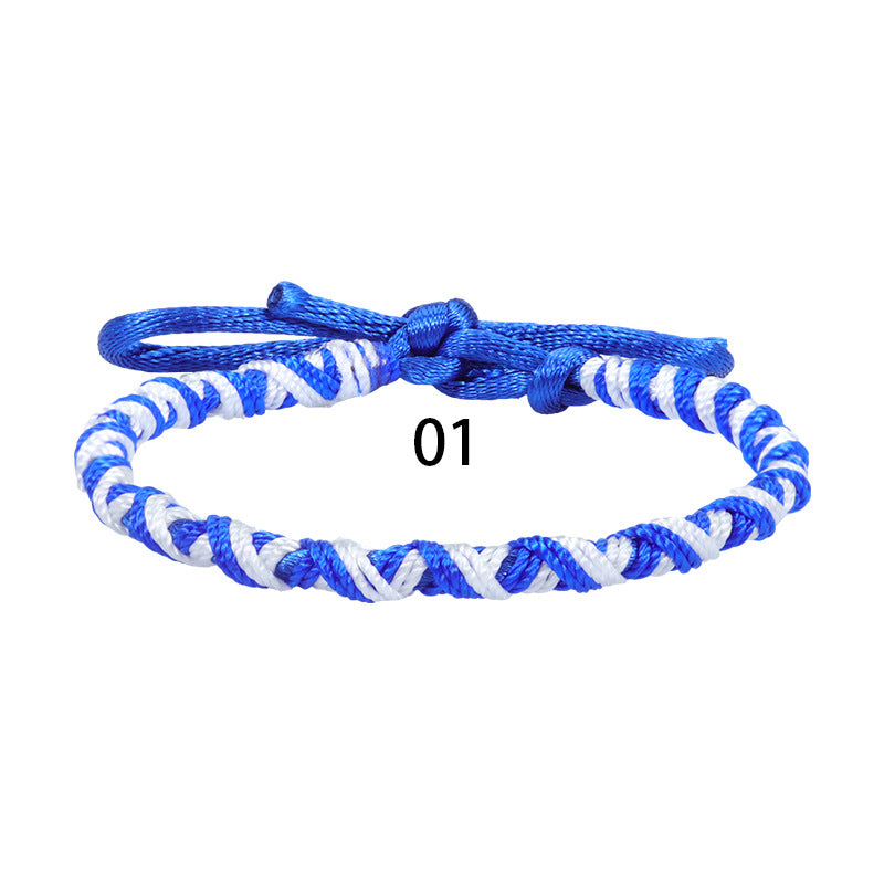 Wholesale Bohemian Style Colorful Hand-woven Rope Wear Bracelet