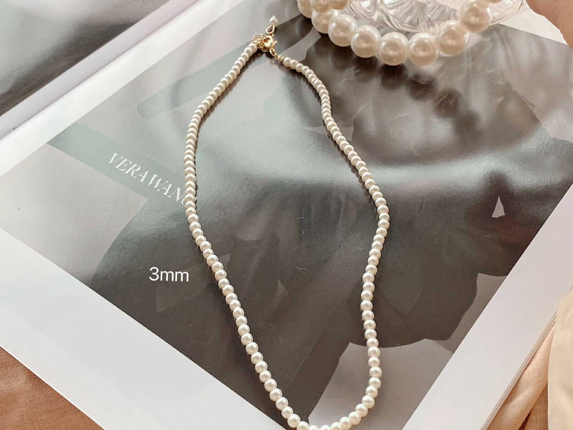 Wholesale Pearl Necklace Sweater Chain Clavicle Chain Choker Necklace Long Necklace ACC-NE-Hanxi001