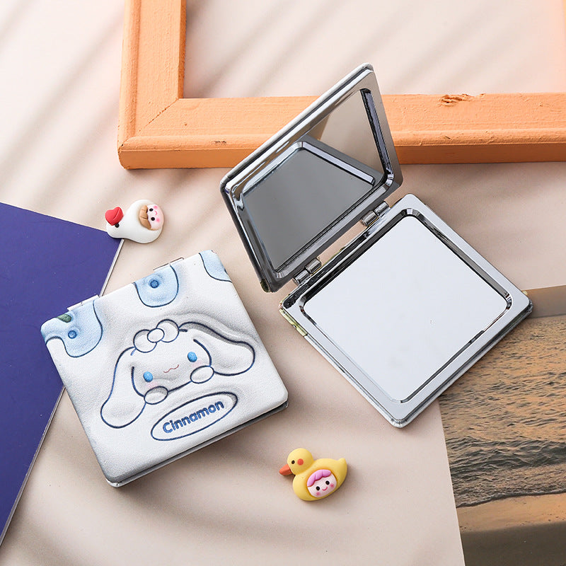 Wholesale Cartoon Cute Foldable Portable Small Mirror Double-sided Mirror ACCVIP-MR-Haic005