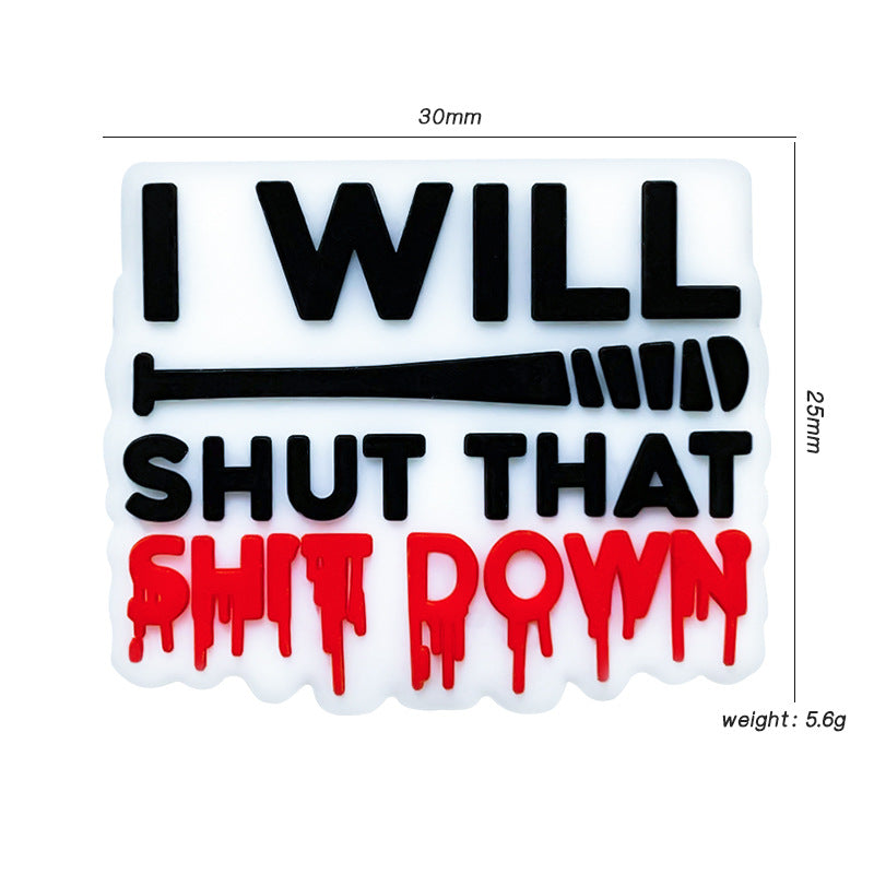 Wholesale 10pcs Baseball Silicone Focal Beads DIY Beaded Pen Accessories ACC-BDS-WDX202