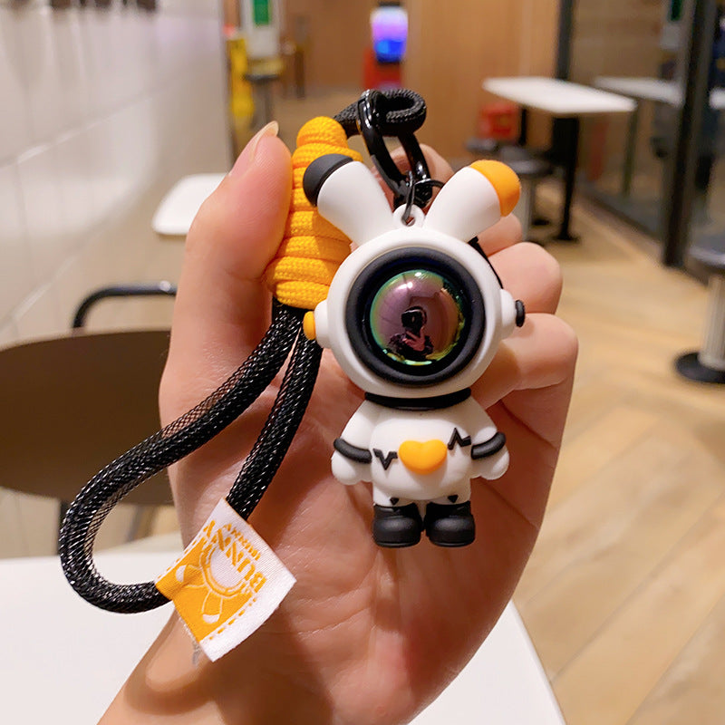 Wholesale Cartoon Astronaut Love Rabbit PVC Keychain Cute Keychain ACC-KC-ErLu011