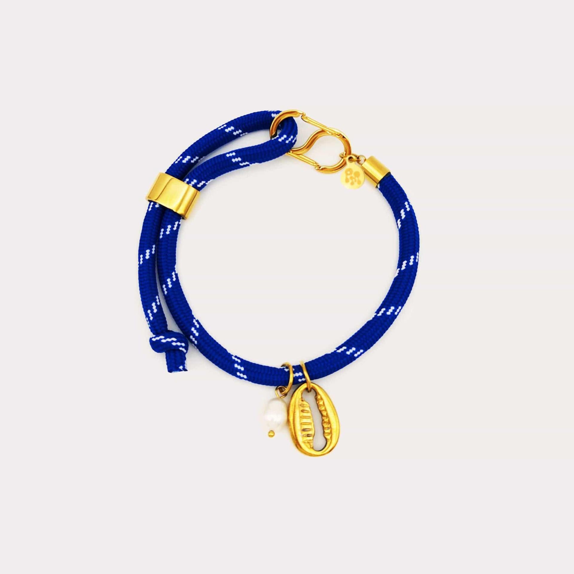 Wholesale Starfish Shell Pearl Rope Nylon Bracelet