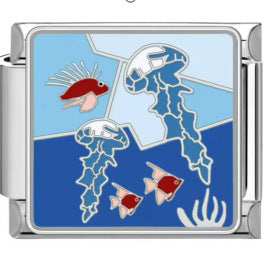 Wholesale Italian Charm Bracelet 9mm DIY Graduation Cartoon  Creative Stainless Steel Composable Bracelet