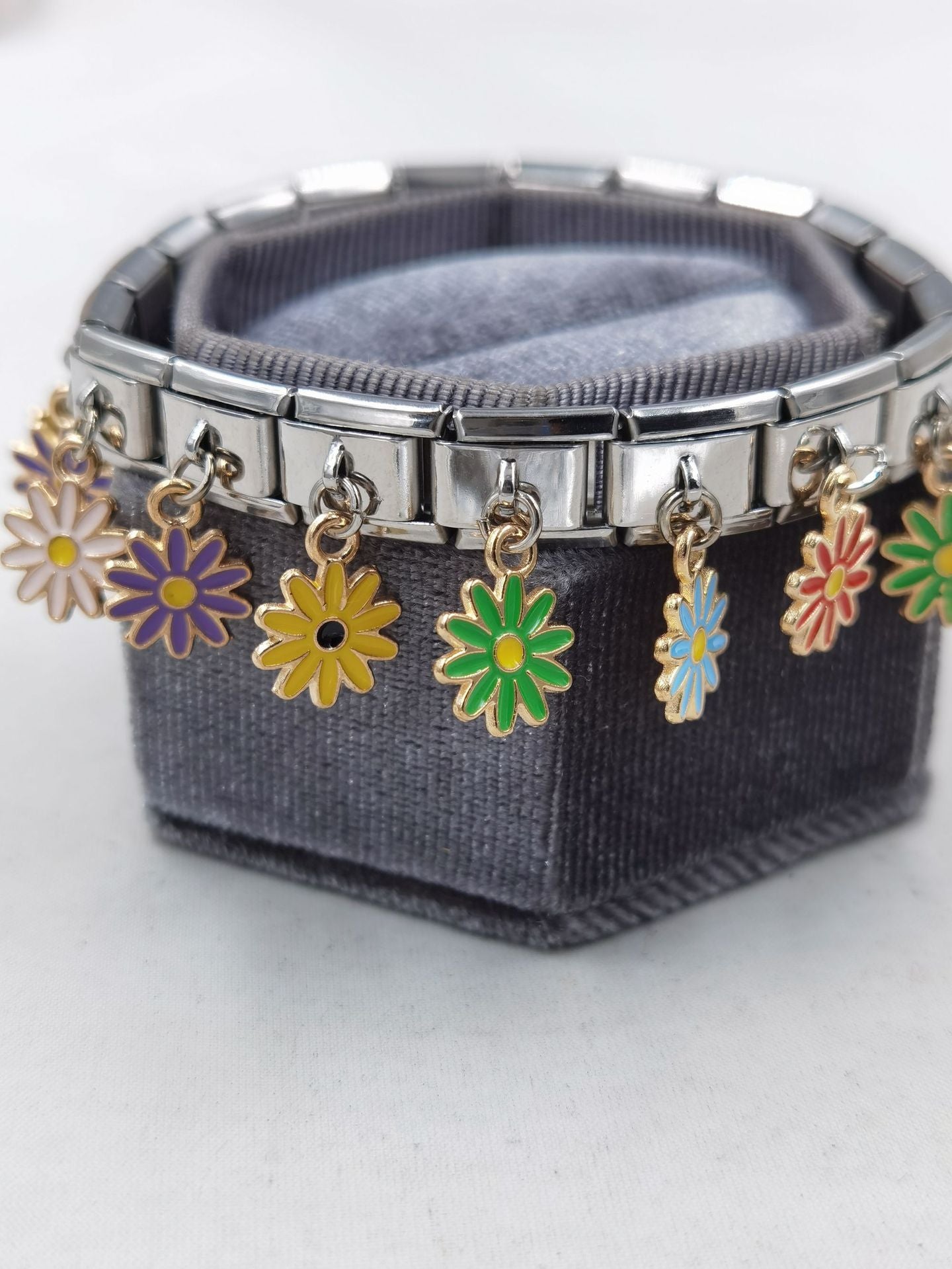 Wholesale Italian Charm Bracelet Charm Module Stainless Steel Bracelet 9mm DIY Pattern Free Stitching Detachable Composable Bracelet ACC-BT-XY001
